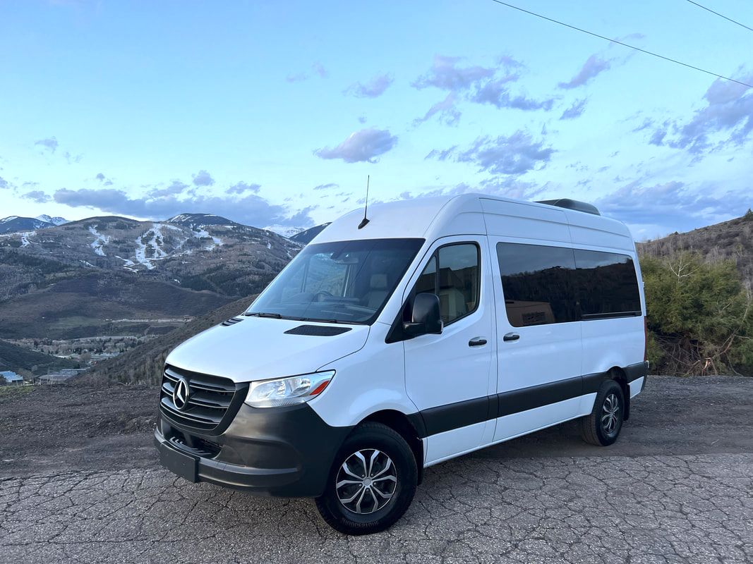 Hayden Van Rental with Winter Snow Tires Colorado